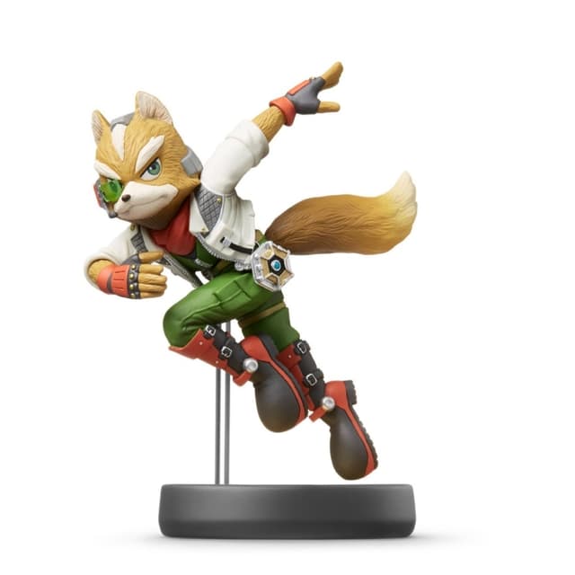 Amiibo No.6 Фокс (Fox) (Super Smash Bros)