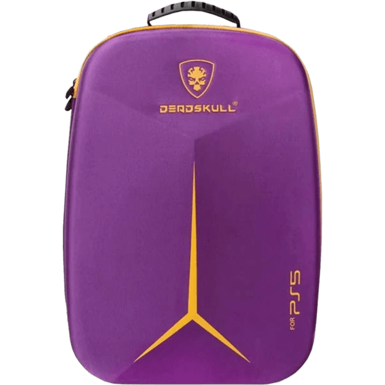Рюкзак для консоли и геймпадов PS5 DeadSkull Violet-Yellow