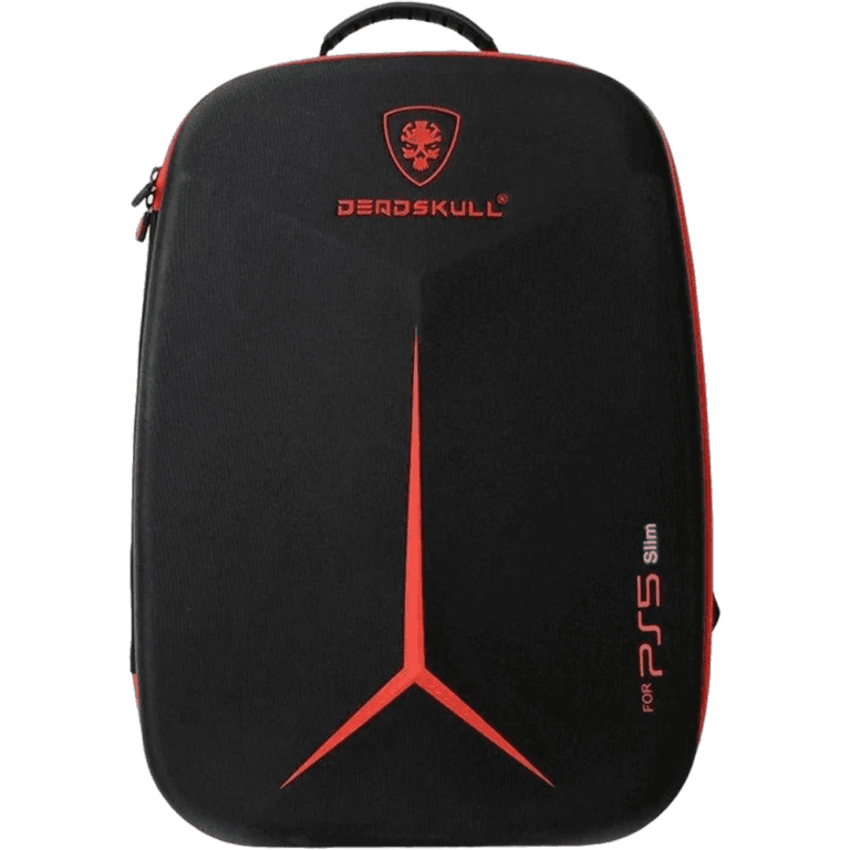 Рюкзак для консоли и геймпадов PS5 Slim DeadSkull Black-Red