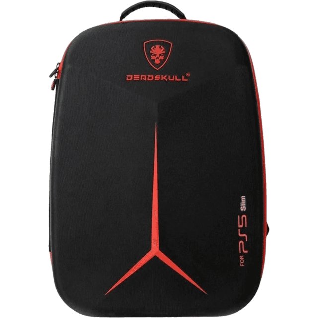 Рюкзак для консоли и геймпадов PS5 Slim DeadSkull Black-Red