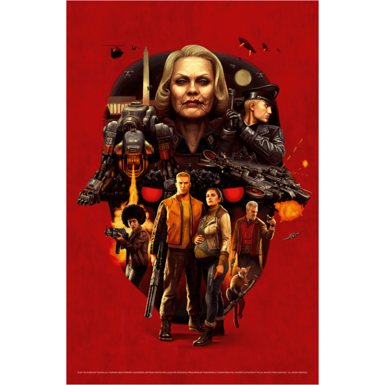 Постер Gaya Poster: Wolfenstein 2: Face of Death