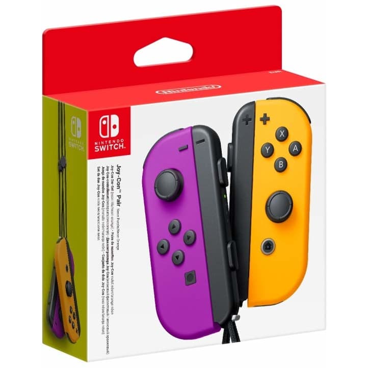 Joy-Con Pair (Neon Purple / Neon Orange) *