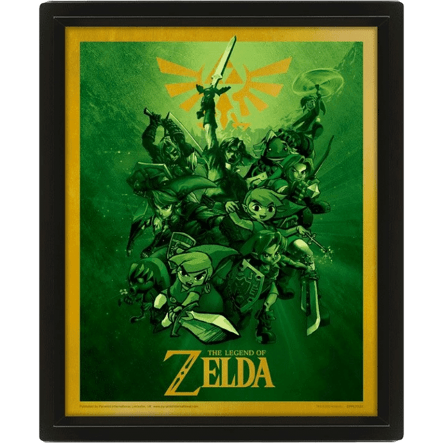 Постер лентикулярный Legend Of Zelda (Link)