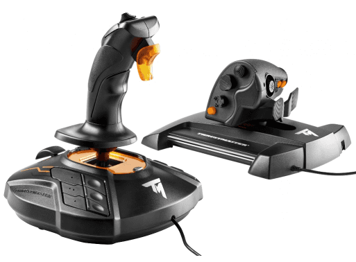 Набор Thrustmaster T-16000M FCS HOTAS (джойстик + руд) *