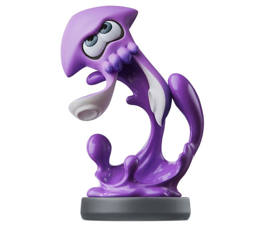 Amiibo Инклинг-кальмар - неоново фиолетовый (Inkling Squid - neon purple) (Splatoon)