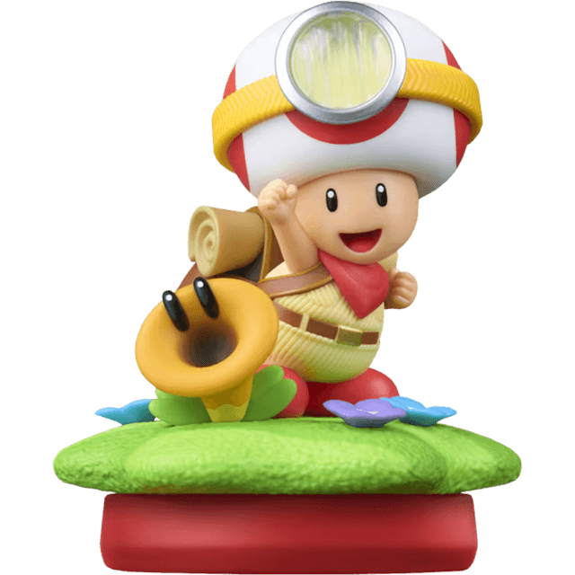 Amiibo Капитан Тоад и Говорящий Цветок (Captain Toad & Talking Flower) (Super Mario Bros. Wonder)