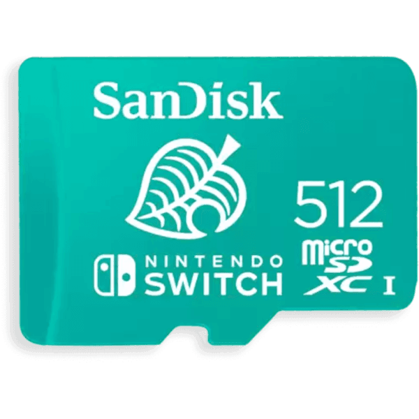 Карта памяти MicroSD 512GB SanDisk Class 10 Nintendo Cobranded V30 A1 UHS-I U3 (100/90 Mb/s)