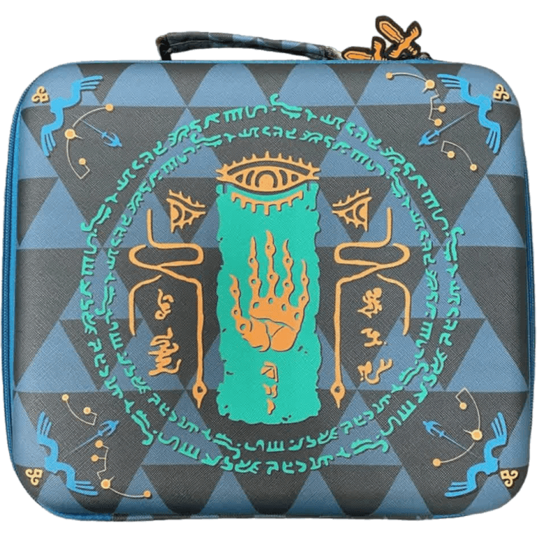 Сумка для Nintendo Switch - Storage Bag The Legend of Zelda: Tears of the Kingdom (triforce blue)