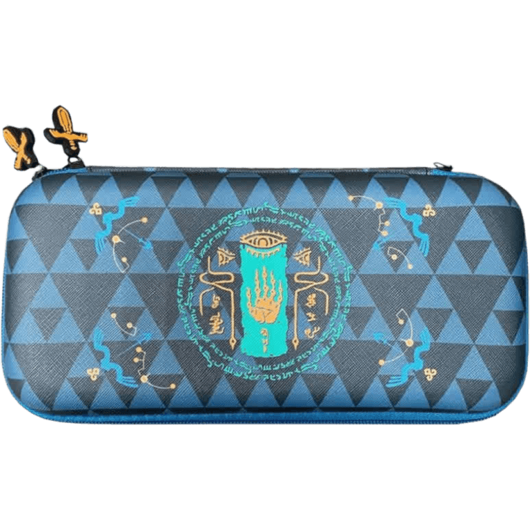 Чехол для Nintendo Switch/OLED, Legend of Zelda: Tears of the Kingdom (triforce blue)