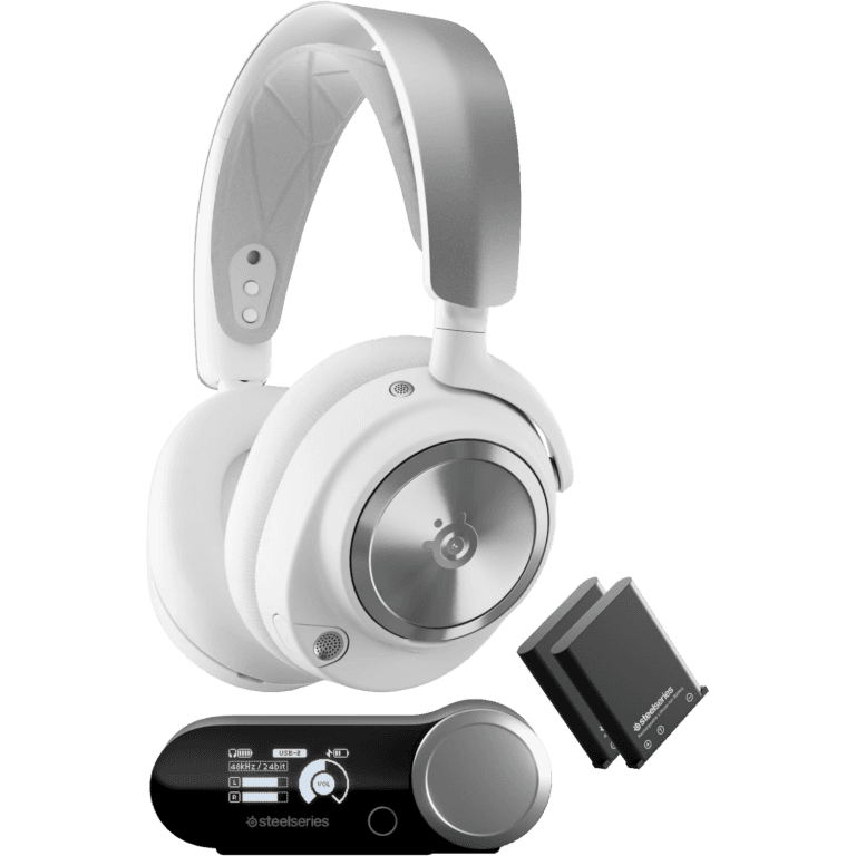 Беспроводная игровая гарнитура SteelSeries Arctis Nova Pro Wireless White