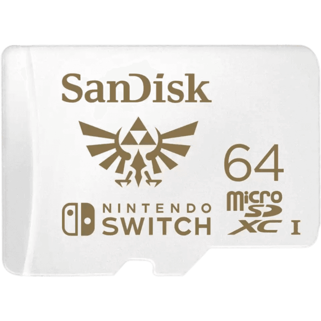Карта памяти MicroSD 64GB SanDisk Class 10 Nintendo Cobranded V30 A1 UHS-I U3 (100/60 Mb/s) без адаптера